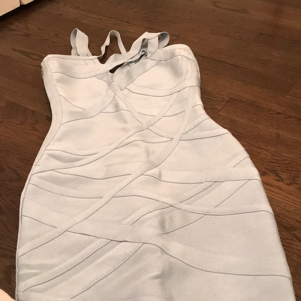 Baby Blue Bandage Dress